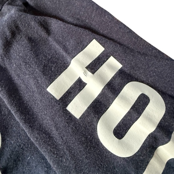 Hollister California Ombré Gradient Logo Long Sleeve Tee Shirt Men Sz Small Blue - Picture 8 of 12